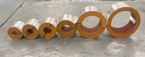 Kooltherm phenolic block pipe