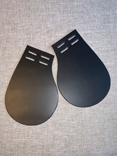 Large Girth Buckle Guards Two Slot 2 Black Brown English Leather Straps Girth AG