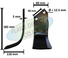 Rotavator Blades to suit