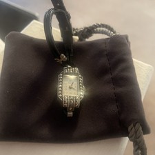 Admes Geneve Silver And Marcasite Watch