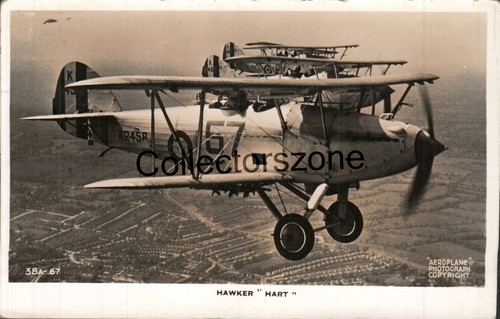 Hawker hart fighter biplane - ,