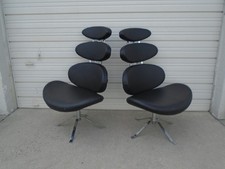 Set 2  Swivel Lounge Chairs 4