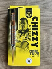 Harrows Dave Chisnall Chizzy Series 2 Darts 90% Tungsten Steel Tip 22g Used VGC