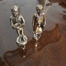 1980s Pewter Figurines