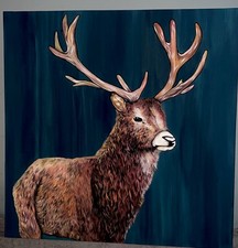 Scottish Stag Painting