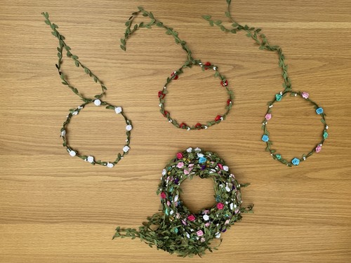 Pcs floral crown headband - 22,