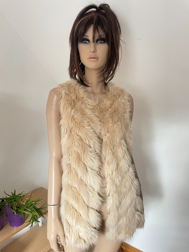 River island faux - faux, fur/knitted