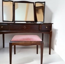 Stag Minstrel 3 Drawer Dressing Table Office Desk Sideboard Mahogany