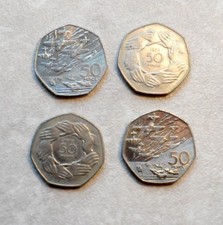 Four Large old style Fifty