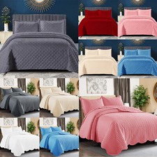 3 Piece Quilted Bedspread