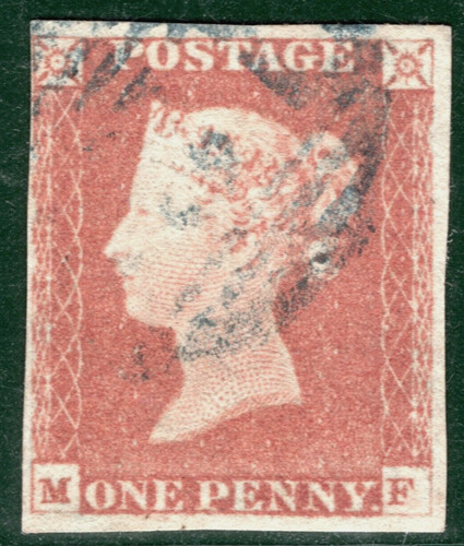 Penny red 8 1d - red, (mf)