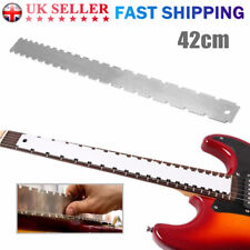 Guitar Neck Ruler Straight Edge Luthiers Tool Fretboard Measuring Gauge Notched