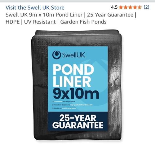 Pond liner swell 25 year - liner,