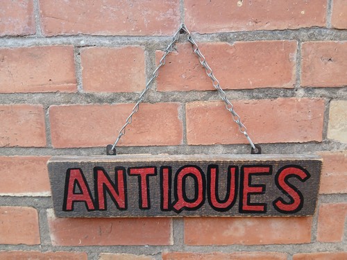 Wooden antiques hanging - wooden, "antiques"