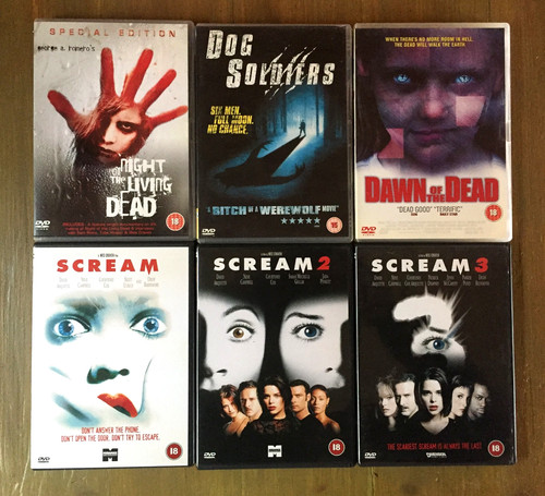 Horror dvd job - dvd, lot