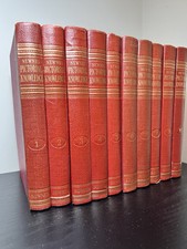 Vintage Newnes Pictorial Knowledge Books Complete Set 1-10. Possibly 1950's?
