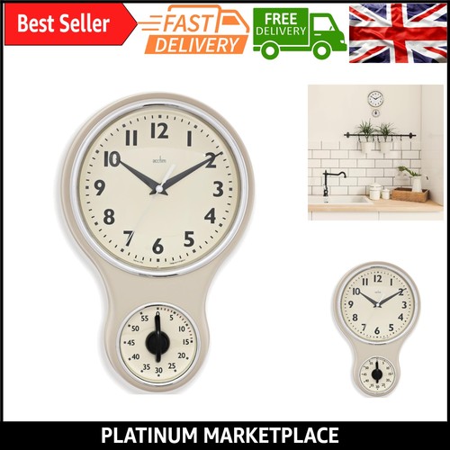 Retro kitchen timer clock - retro,