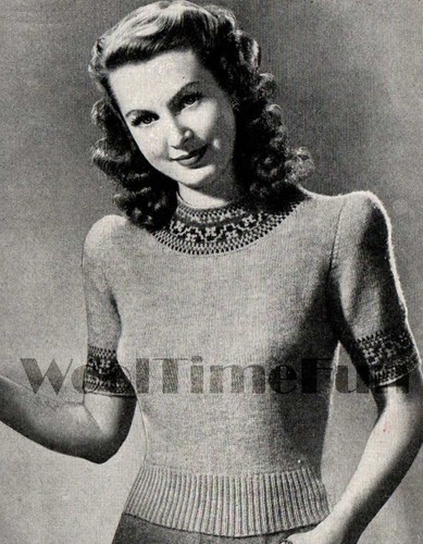 Vintage knitting pattern - knitting,
