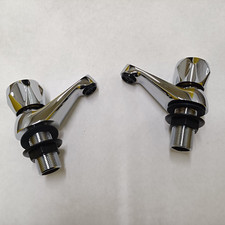 10 x Pairs Broomhill Chrome Plated Bath/Basin Pillar Taps 3/4- Wholesale/Job Lot