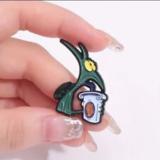 Hercules Panic Drinking From Hercules Cup Funny Scene Pin Badge Brooch Disney