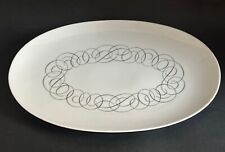 Rosenthal ‘Script’ Large Serving Plate Oval Designer - Raymond Loewy 1960s