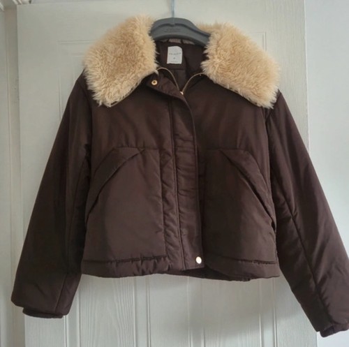 Primark brown coat - size, medium