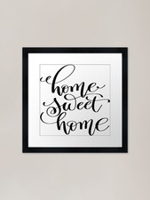 Home Sweet Home Framed Art