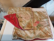 Pair Of Vintage Silk Chinese Cushion Covers