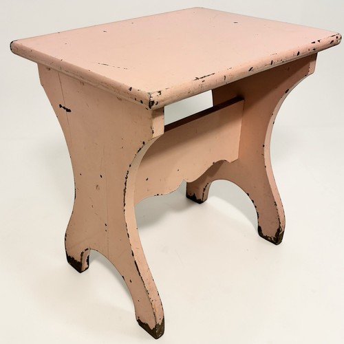 Antique primitive pink milking - primitive,
