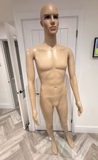 Male Mannequin Full Body Display Dummy with Rotating Head & Movable Arms