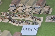 15mm WW2 / british - 32 infantry 4 trucks - (133449)