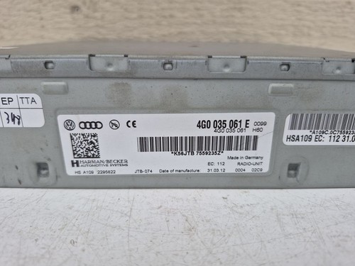 Audi 2012 radio - a6,