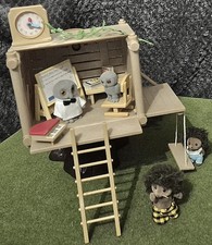 Sylvanian Families Tomy Treehouse inc Owl/Hedgehog Baby Figures & Accessories.