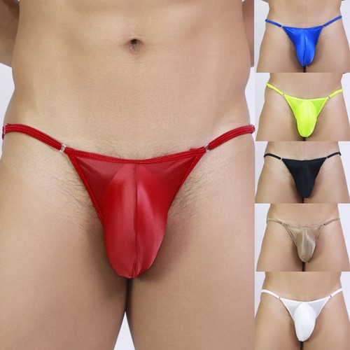 Men sexy oil shiny underwear - men's,