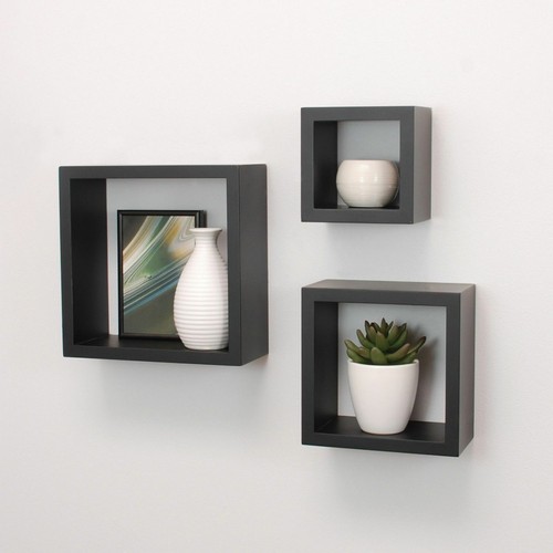Piece floating cube shelves - piece,