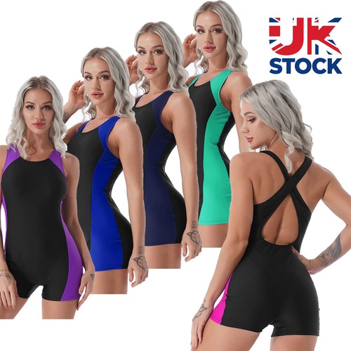 Women boyleg one piece - women's, boyleg-one