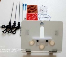 Laparoscopic Training Box Virtual Endo Trainer Foldable In Carry Instruments Set