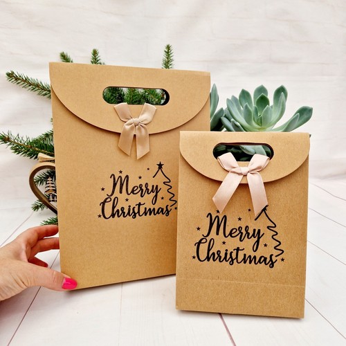 Merry christmas party bag - christmas,