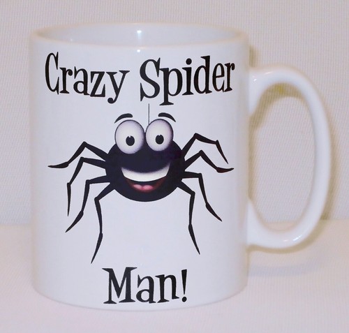 Crazy spider man mug can - spider,