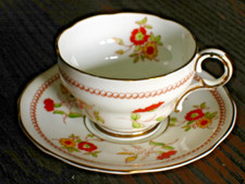 Melba China Orange Demitasse