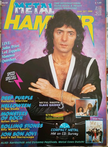 Metal hammer magazine june - metal,
