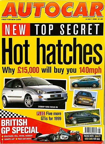 Autocar magazine jul - magazine, 08-jul-98