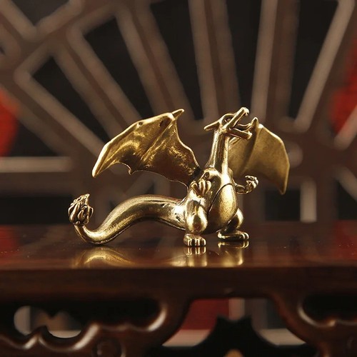Flying dragon statue vintage - flying,