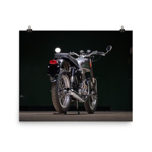 Bsa goldstar motorcycle poster - motorcycle,