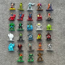 Marvel DC Disney Pixar Nano Mini Figures Jada Toys Metal Superheroes HUGE BUNDLE