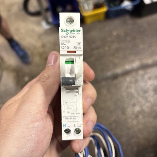 Schneider ic60h rcbo c45 - rcbo, 45