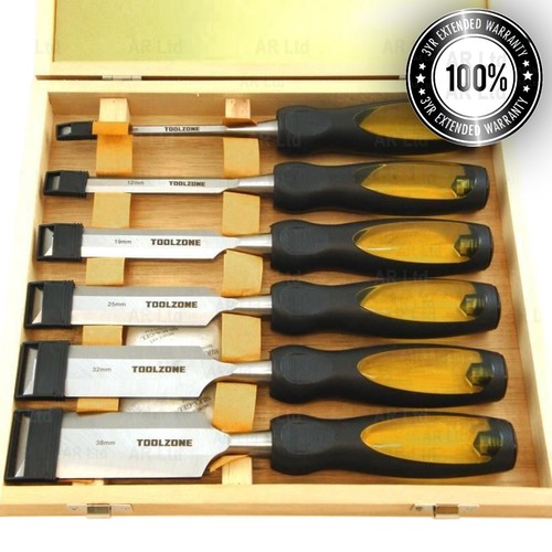 6pc wood chisel set - 6pc,