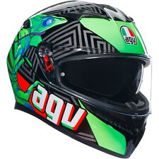 Agv Motorcycle Helmet K3 Kamaleon E2206 Size L Full Face Helmet with Sun Visor
