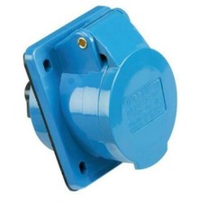 Panel Mounted Socket Angled 16