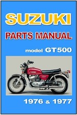 SUZUKI Parts Manual GT500 1976
